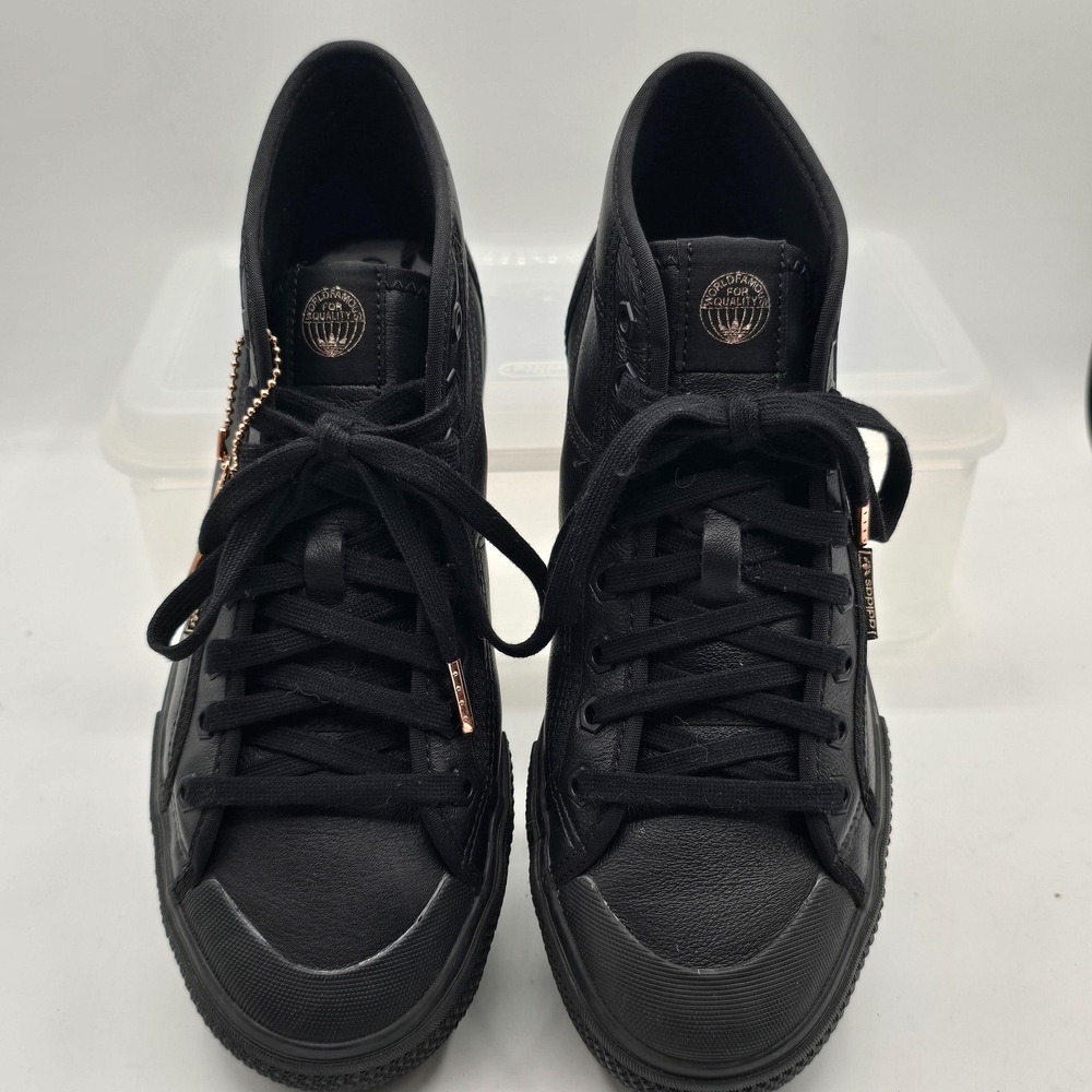 Adidas ๐ค Nizza Trek ๐ค Platform Sneakers Womens 8.5 Genuine Leather - Picture 5 of 16